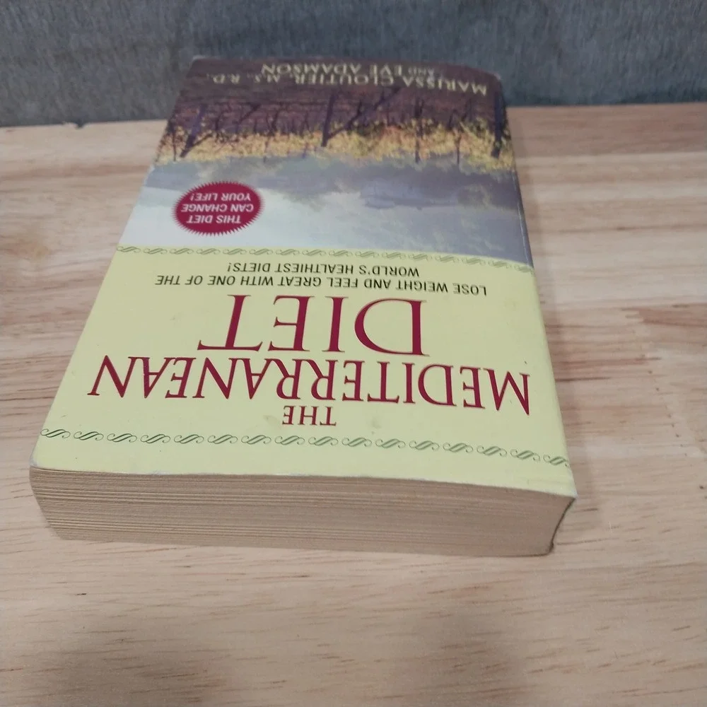 The Mediterranean Diet Clouther Paperback Book Health Nutrition Harper Tan